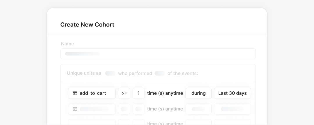 Understand how user cohorts behave