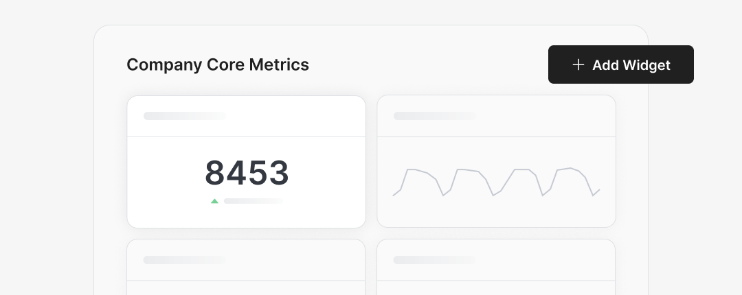 Empower every stakeholder with dashboards