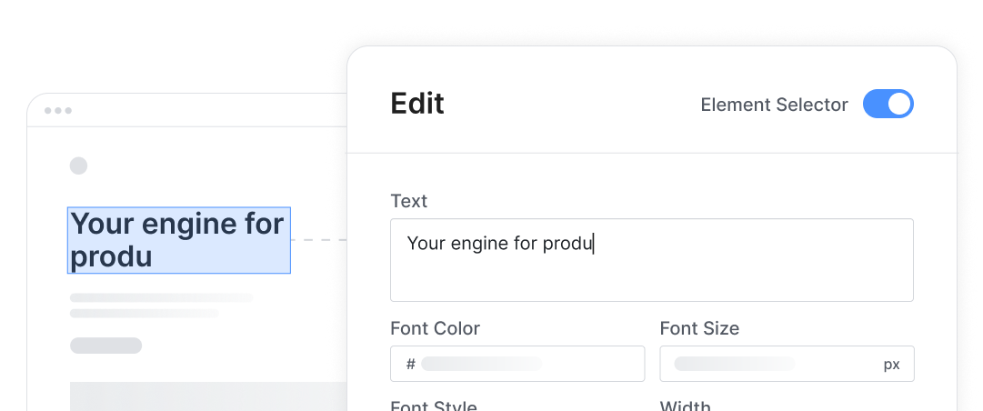 Start an experiment without writing code