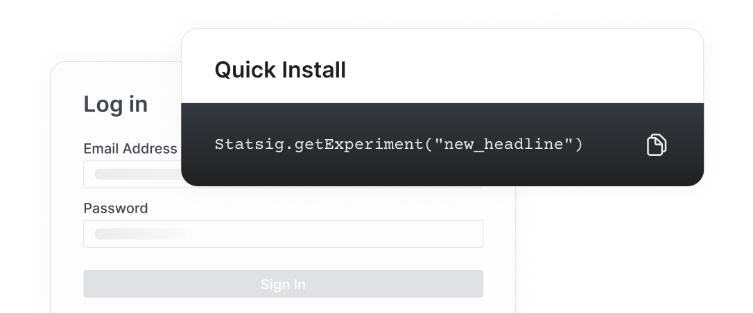 Run marketing-to-product experiments